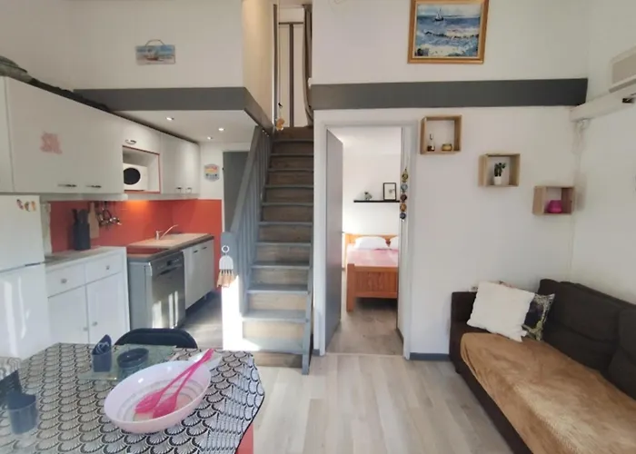 Villa T2 Mezzanine - 6 Pers - Parking, Piscine, Clim - Fr-1-795-55 *